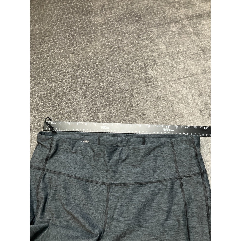 Avia Leggings Women XL 16-18 Gray Stretch Contrast Stitching Pull On Gym Workout - Picture 6 of 15